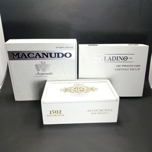 CIGAR BOXES Lot of 3 Elegant Unique White EUC Gifts Storage